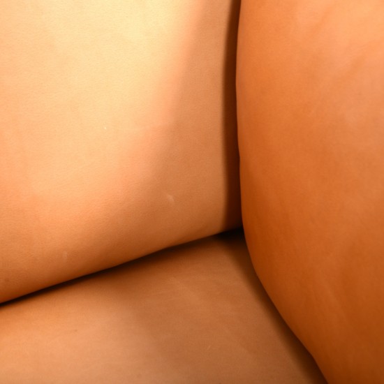 Børge Mogensen 2443 3.personers sofa i cognac anilin læder 1990'erne