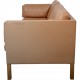 Børge Mogensen 2443 3.personers sofa i cognac anilin læder 1990'erne