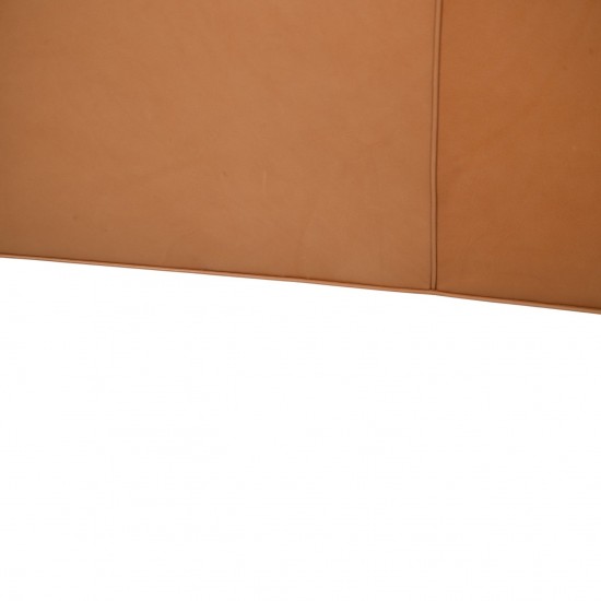 Børge Mogensen 2443 3.personers sofa i cognac anilin læder 1990'erne