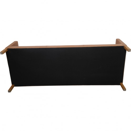 Børge Mogensen 2443 3.personers sofa i cognac anilin læder 1990'erne