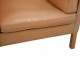 Børge Mogensen 2443 3.personers sofa i cognac anilin læder 1990'erne