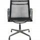 Charles Eames EA108 alu stol i sort mesh 2006