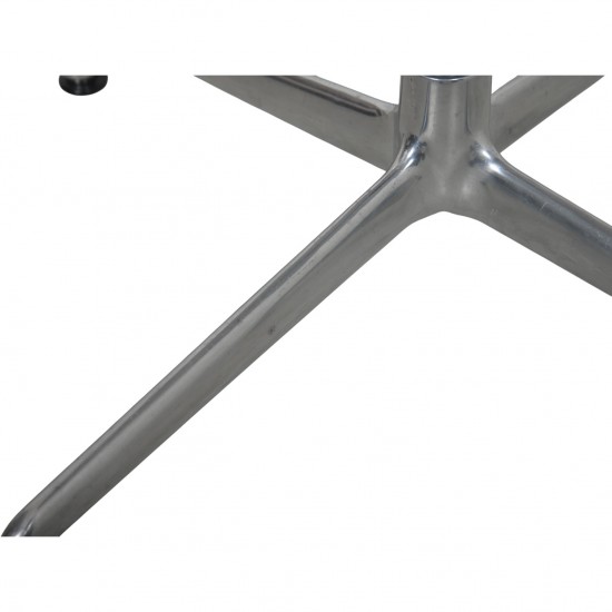 Charles Eames EA108 alu stol i sort mesh 2006