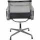 Charles Eames EA108 alu stol i sort mesh 2006