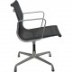 Charles Eames EA108 alu stol i sort mesh 2006