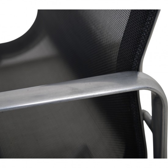 Charles Eames EA108 alu stol i sort net 2006