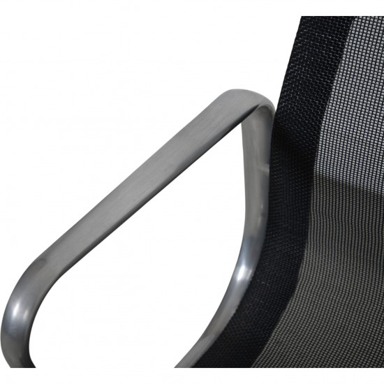 Charles Eames EA108 alu stol i sort net 2006