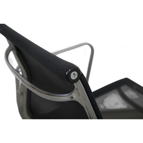 Charles Eames EA108 alu stol i sort net 2006