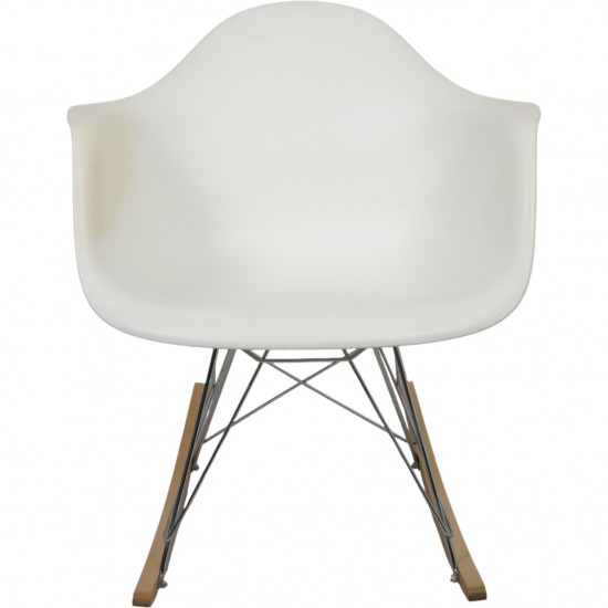 Charles Eames hvid DAW gyngestol 2009