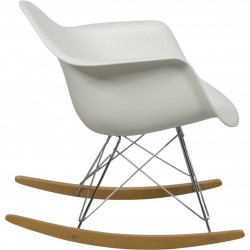 Charles Eames hvid DAW gyngestol 2009