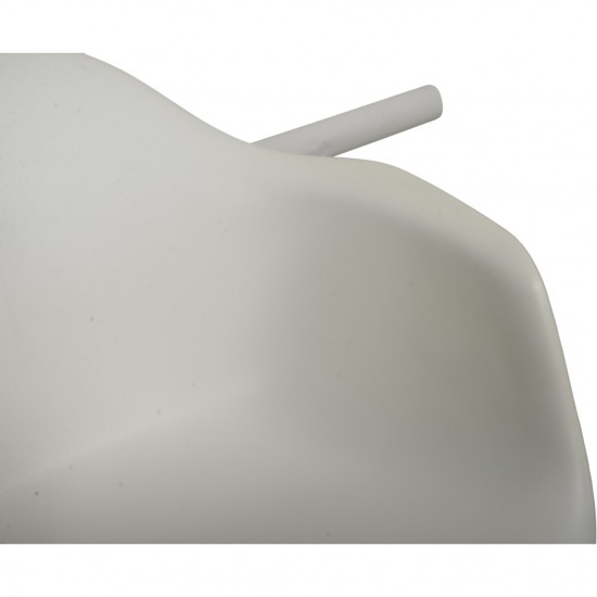 Charles Eames hvid DAW gyngestol 2009