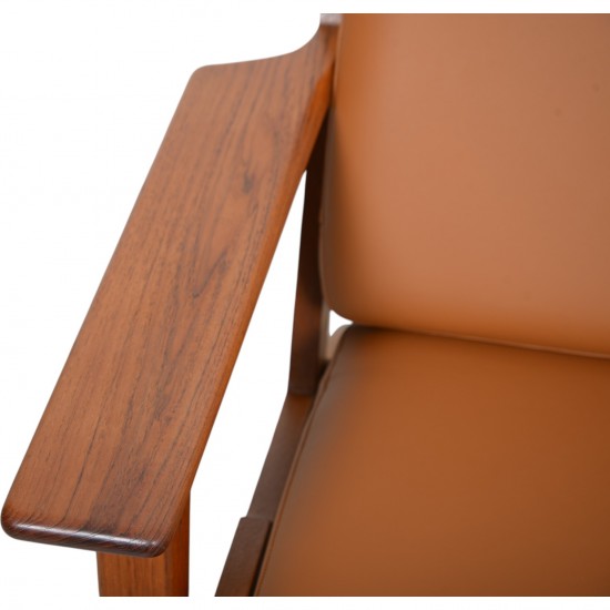 Hans Wegner GE290 lænestol af teak 1980'erne