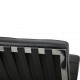 Ludwig Mies van der Rohe Barcelona chair in black leather 2010s
