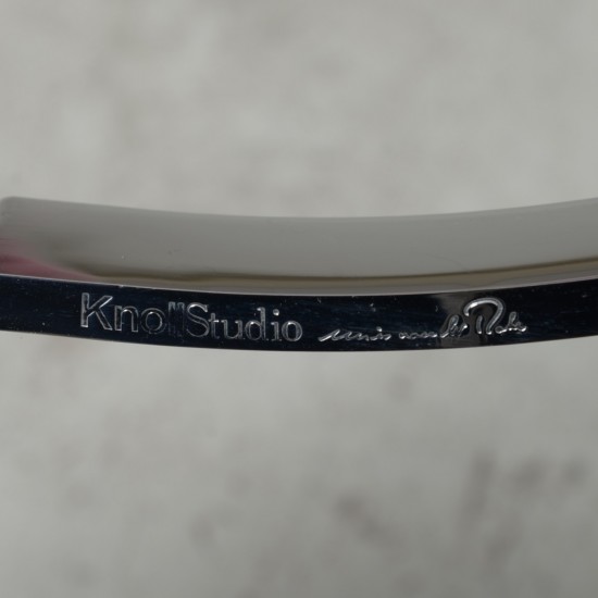 Ludwig Mies van der Rohe Barcelona chair in black leather 2010s