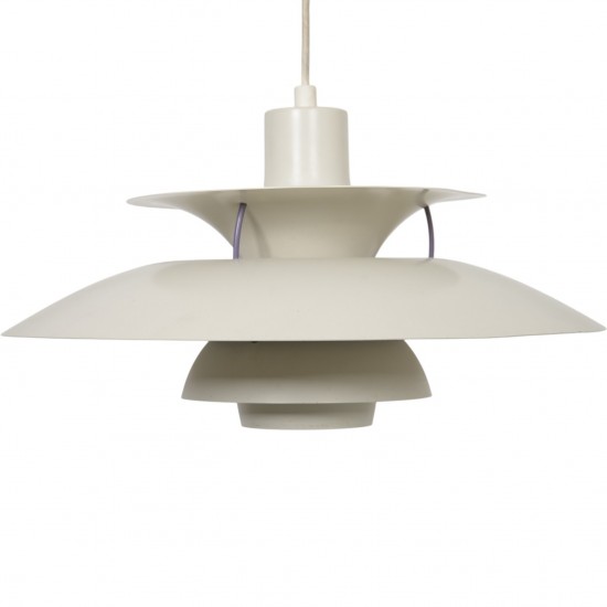 Poul Henningsen hvid PH5 lampe 1990'erne