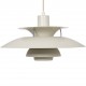 Poul Henningsen hvid PH5 lampe 1990'erne