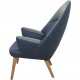 Hans Wegner PP521 den polstrede påfugl stol