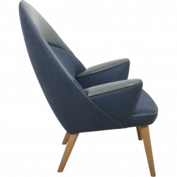 Hans Wegner PP521 den polstrede påfugl stol