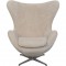 Arne Jacobsen Ægget stol betrukket med Lammeskind