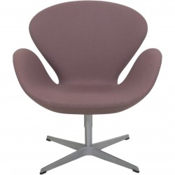 Arne Jacobsen Svane stol i lilla stof 2012