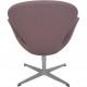 Arne Jacobsen Svane stol i lilla stof 2012