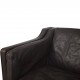 Børge Mogensen 2212 2.personers sofa i brunt læder 1980'erne