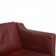 Børge Mogensen 2213 3.personers sofa i rødt læder 1980'erne