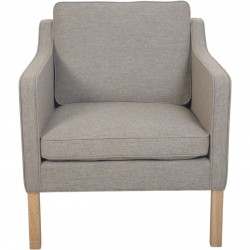 Børge Mogensen 2421 stol nybetrukket med Hallingdal 65-0227 stof Fabric