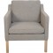 Børge Mogensen 2421 stol nybetrukket med Hallingdal 65-0227 stof Fabric