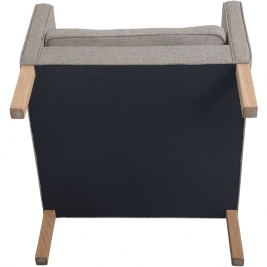 Børge Mogensen 2421 stol nybetrukket med Hallingdal 65-0227 stof Fabric