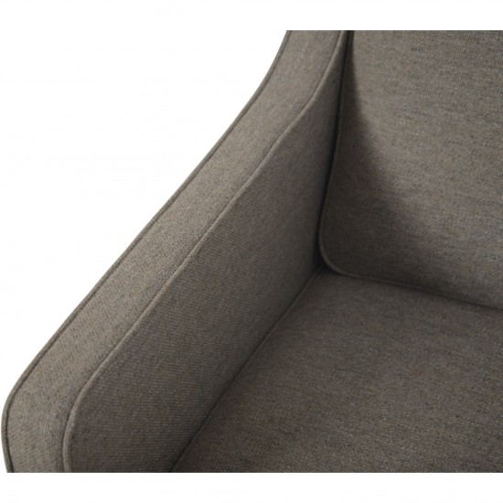 Børge Mogensen 2421 stol nybetrukket med Hallingdal 65-0227 stof Fabric