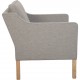 Børge Mogensen 2421 stol nybetrukket med Hallingdal 65-0227 stof Fabric