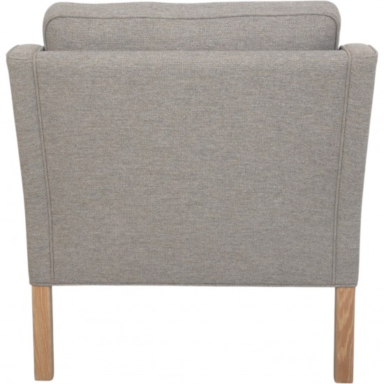 Børge Mogensen 2421 stol nybetrukket med Hallingdal 65-0227 stof Fabric