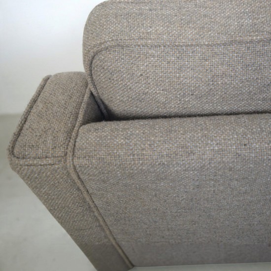 Børge Mogensen 2421 stol nybetrukket med Hallingdal 65-0227 stof Fabric