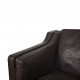 Børge Mogensen 2213 3-personers sofa i brunt læder 1980'erne