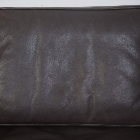 Børge Mogensen 2213 3-personers sofa i brunt læder 1980'erne