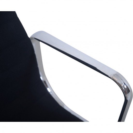 Charles Eames EA119 kontorstol i sort hopsack stof 2008