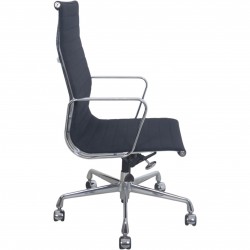 Charles Eames EA119 kontorstol i sort hopsack stof 2008