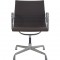 Charles Eames EA108 stol i brunt hopsack stof 1990'erne