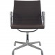 Charles Eames EA108 stol i brunt hopsack stof 1990'erne