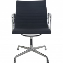 Charles Eames EA108 stol i sort hopsack stof 2008