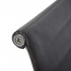 Charles Eames EA108 stol i brunt læder 2007