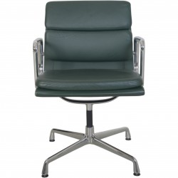 Charles Eames EA208 stol i grønt læder 2008