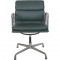 Charles Eames EA208 stol i grønt læder 2008