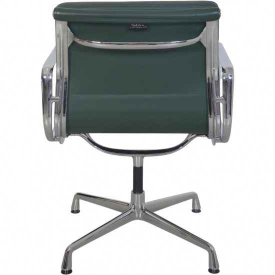 Charles Eames EA208 stol i grønt læder 2008
