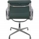 Charles Eames EA208 stol i grønt læder 2008