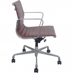 Charles Eames EA117 kontorstol i rødt læder 2018