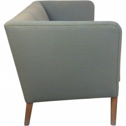 Hans Wegner AP18 3.personers sofa i blåt stof 1980'erne
