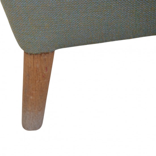 Hans Wegner AP18 3.personers sofa i blåt stof 1980'erne