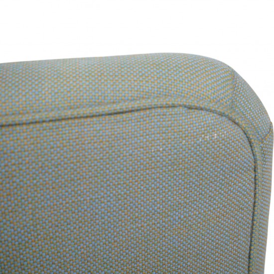 Hans Wegner AP18 3.personers sofa i blåt stof 1980'erne